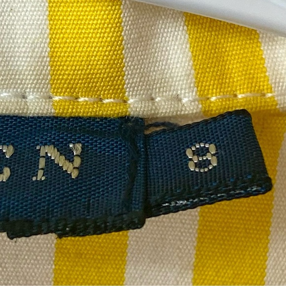 Ralph Lauren Yellow Stripped Midi Dress - Picture 8 of 10